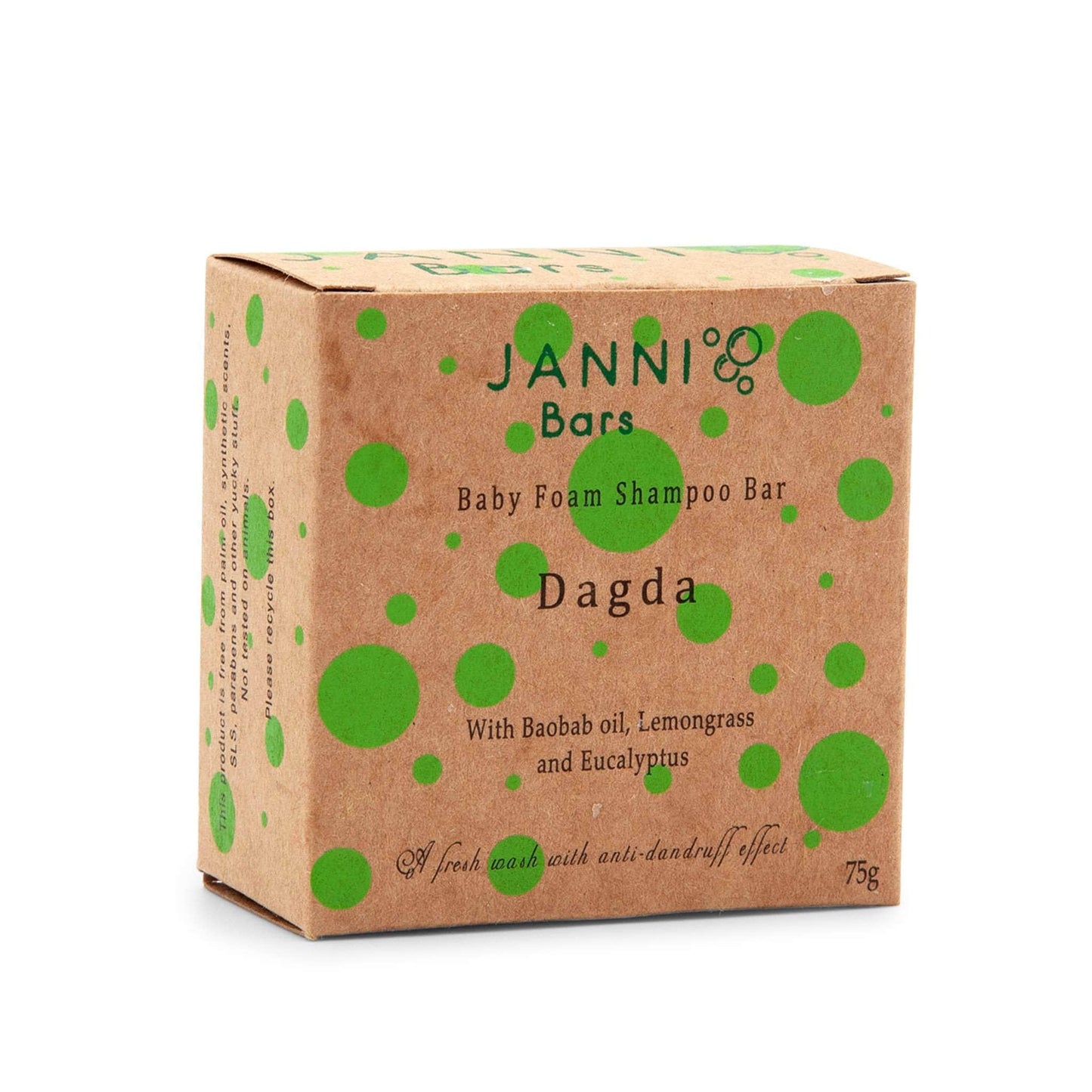 Janni Bars Shampoo Janni Bars Shampoo Bar - Dagda - Lemongrass & Eucalyptus