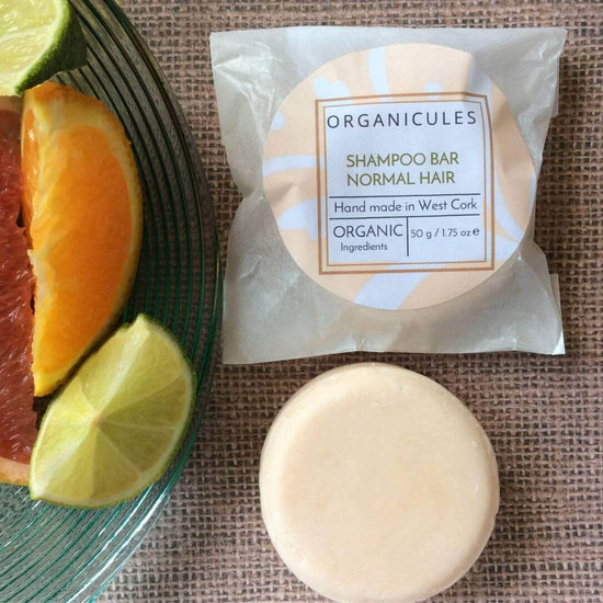 Organicules Shampoo Organicules Shampoo Bar in Compostable Bag - For Normal Hair - Mandarin, Patchouli, Sweet Orange And Bergamot.