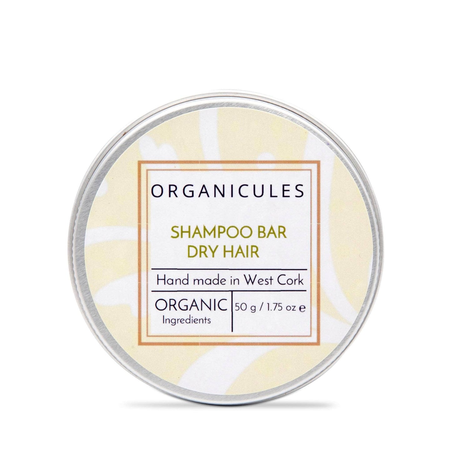 Organicules Shampoo Organicules Shampoo Bar in Tin - For Dry Hair - Organic Ylang Ylang, Bergamot, Sweet Orange, Lavender & Cedarwood