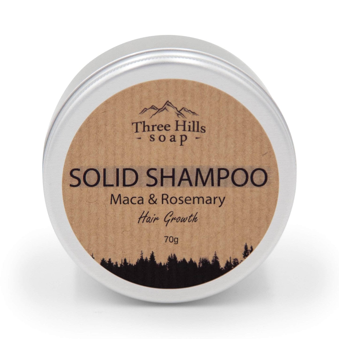 Three Hill Soaps Shampoo Three Hills Soap - Solid Shampoo for Hair Growth - Maca & Rosemary