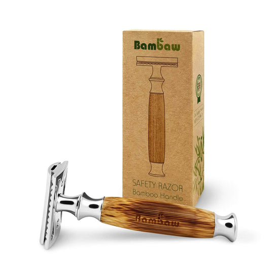Load image into Gallery viewer, Bambaw Shaving Accessories Bambaw Bamboo Safety Razor
