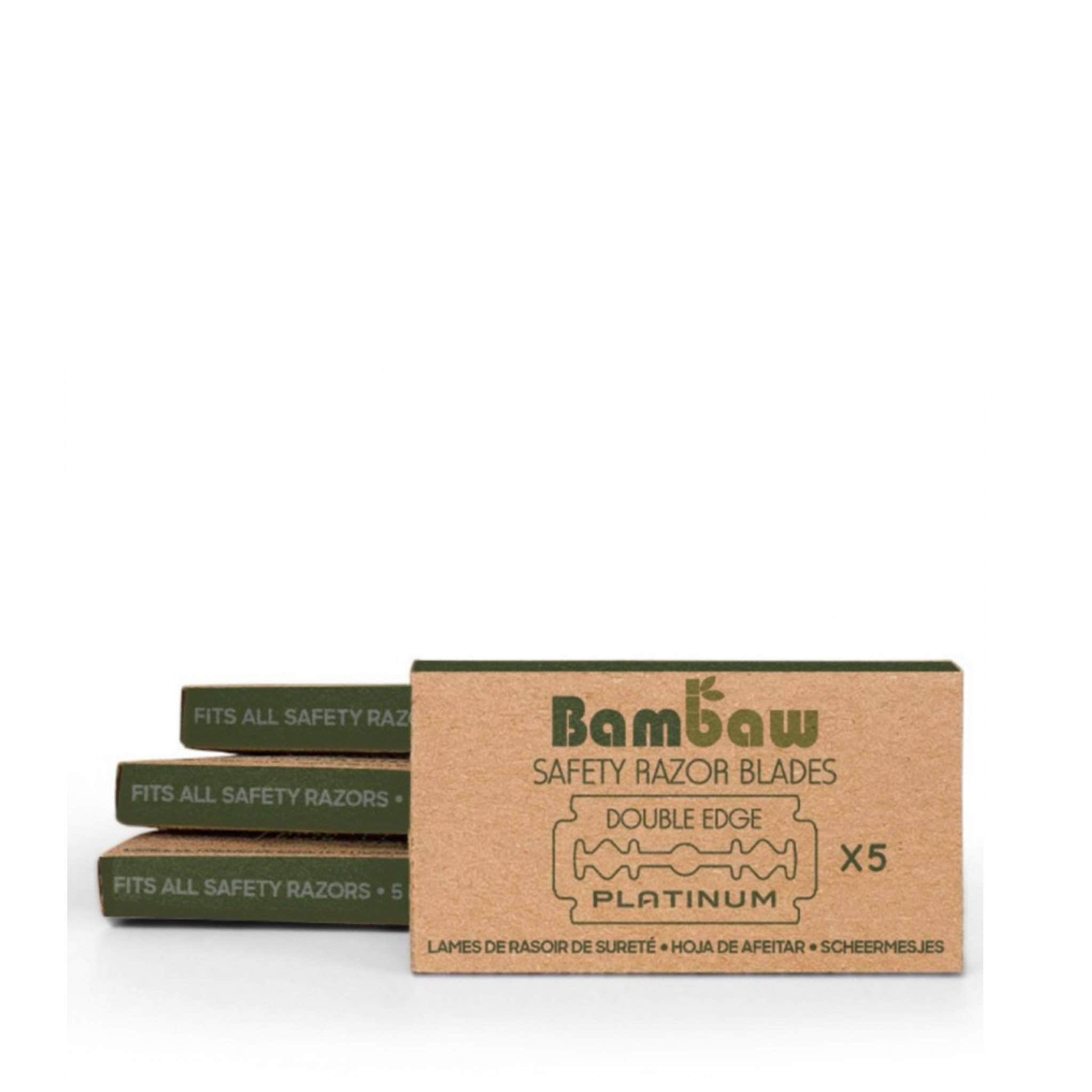 Safety Razor Shaving Blades - 5 Pack - Bambaw – Faerly