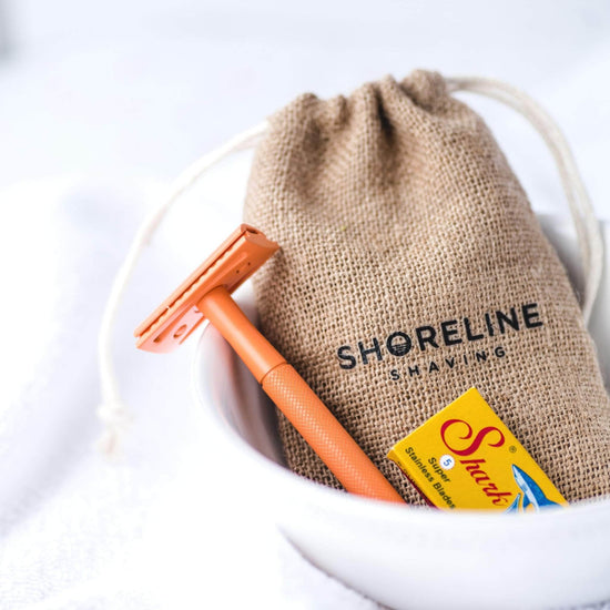 Shoreline Shaving Shaving Accessories Shoreline Shaving - Vivid Orange Metal Razor