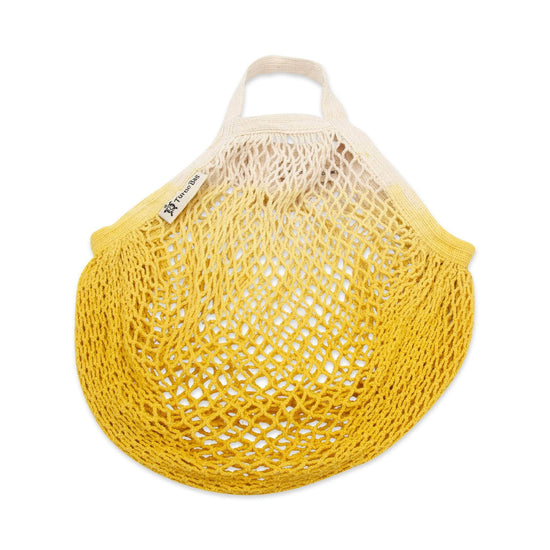 Turtle Bags Shopping Bags Turtle Bags Short Handled String Bag - Dip Dye Yellow