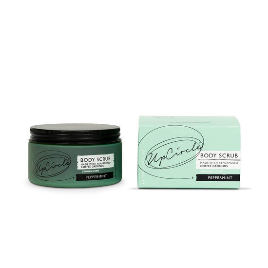 Load image into Gallery viewer, UpCircle Skincare Coffee Body Scrub with Peppermint 220ml - UpCircle Beauty

