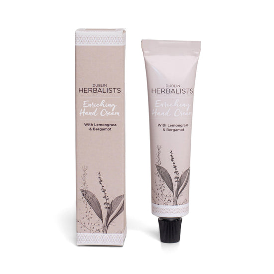 Dublin Herbalists Skincare Enriching Hand Cream With Lemongrass & Bergamot 30ml - Dublin Herbalists