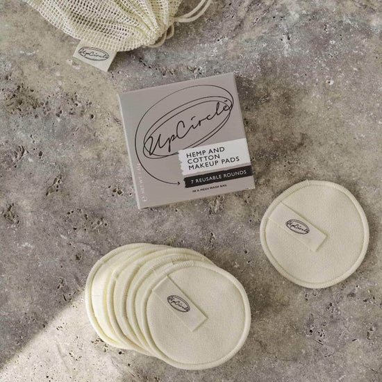 Load image into Gallery viewer, UpCircle Skincare Hemp and Cotton Makeup Remover Pads - UpCircle Beauty
