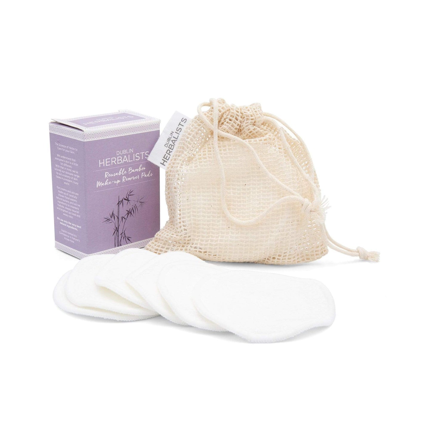 Dublin Herbalists Skincare Reusable Bamboo & Cotton Makeup Remover Pads - Dublin Herbalists