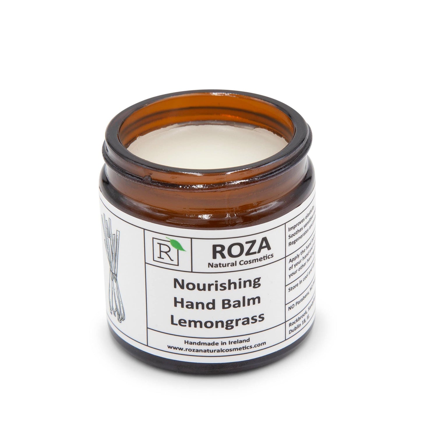 Roza Natural Cosmetics Skincare Roza Nourishing Hand Balm Lemongrass 60ml