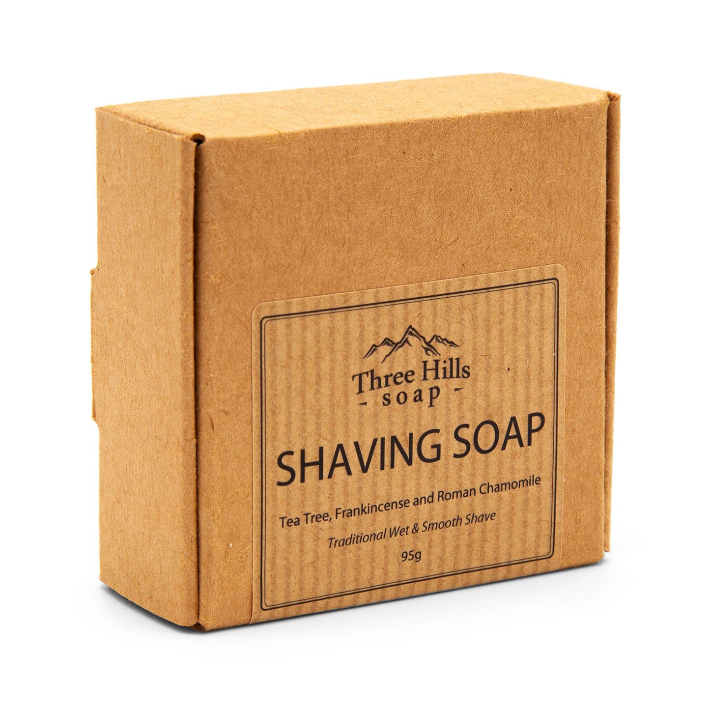 Three Hill Soaps Skincare Shaving Soap - Tea Tree, Frankincense, Cedarwood and Roman Chamomile - Three Hills Soap