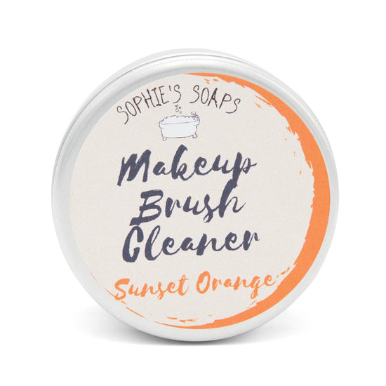 Sophie's Soaps Skincare Sunset Orange Make Up Brush Solid Cleansing Soap - Sophie's Soaps