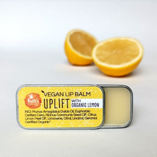 Ruth's Palm Free Skincare Uplift - Vegan - Organic Lemon Ruth's Palm Free Vegan Lip Balm - 7g