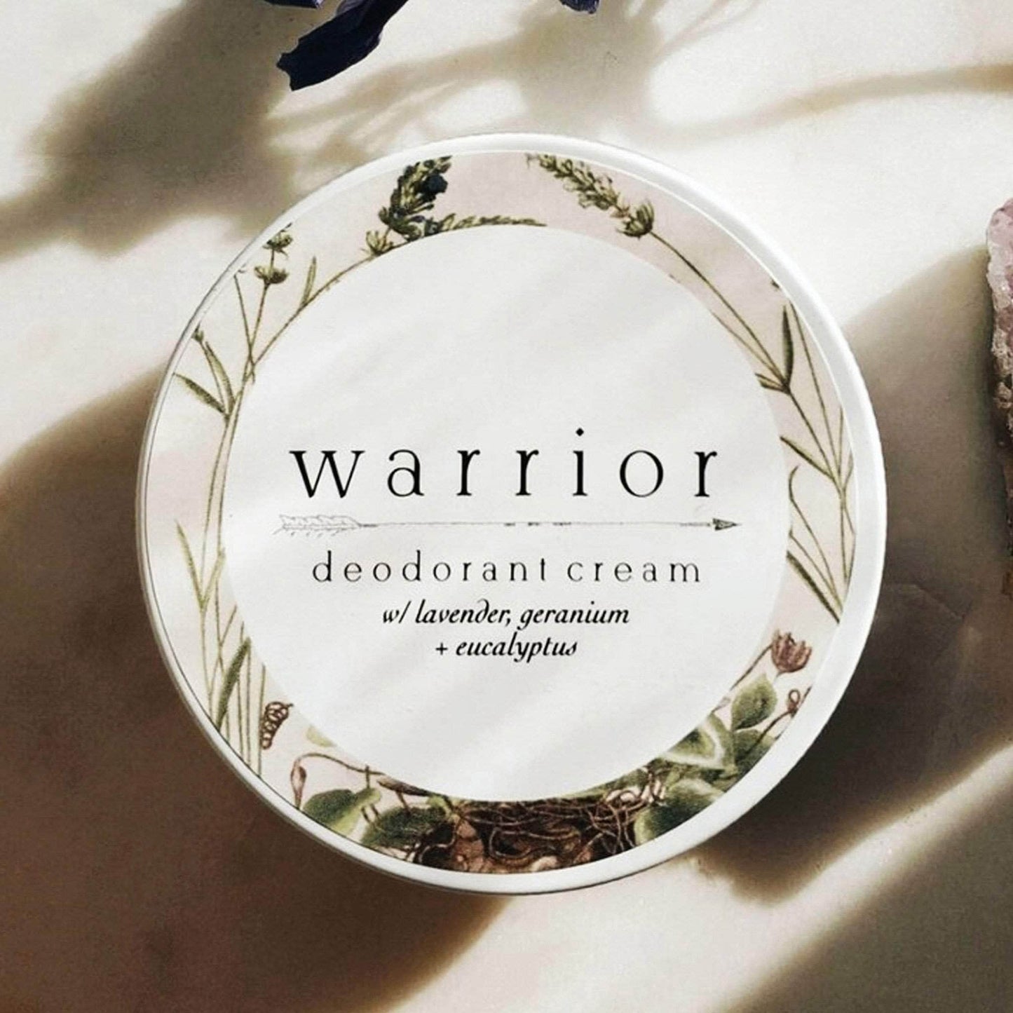 Warrior Botanicals Skincare Warrior Deodorant Cream - Lavender, Geranium & Eucalyptus