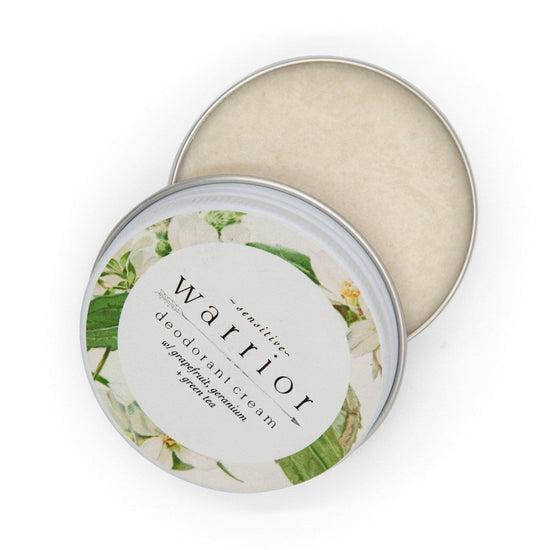 Warrior Botanicals Skincare Warrior Sensitive Deodorant Cream - Grapefruit, Geranium and Green Tea