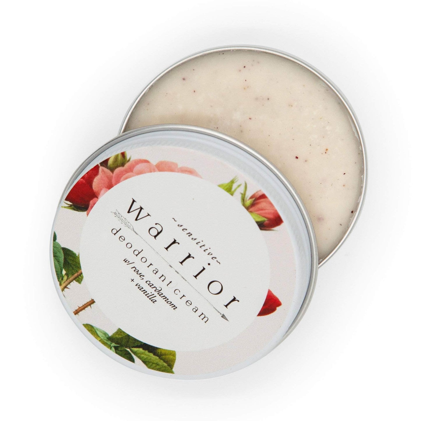 Warrior Botanicals Skincare Warrior Sensitive Deodorant Cream - Rose, Cardamom and Vanilla
