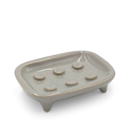 Haapa Ceramics Soap Dishes Bumps Ceramic Soap Dish - Warm Grey - Haapa Ceramics