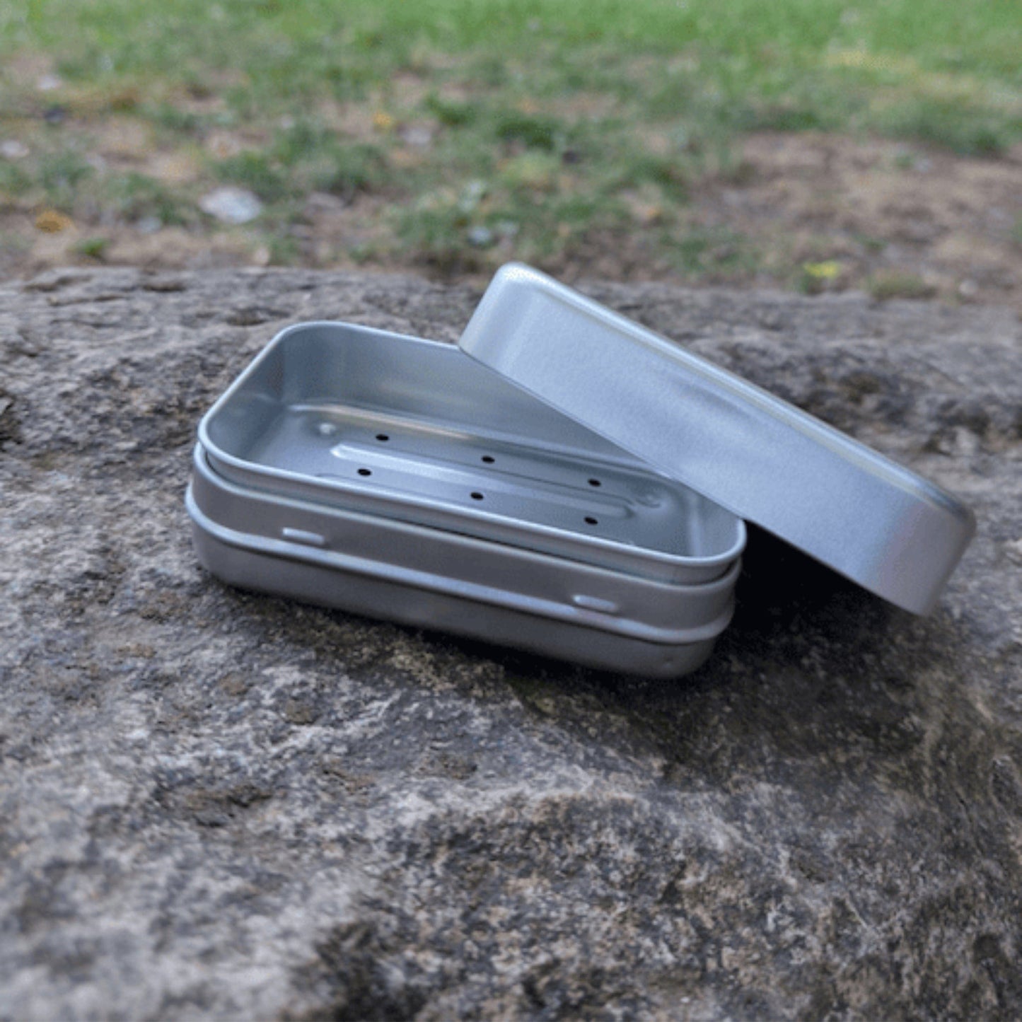 Faerly Soap Dishes & Holders Aluminium Soap Dish & Travel Case - Paos