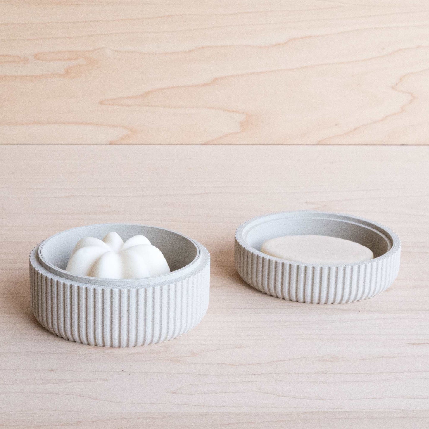 Minimum Design Soap Dishes Mist White Soap & Shampoo Travel Box - Jewelry & Trinket Box - Minimum Design