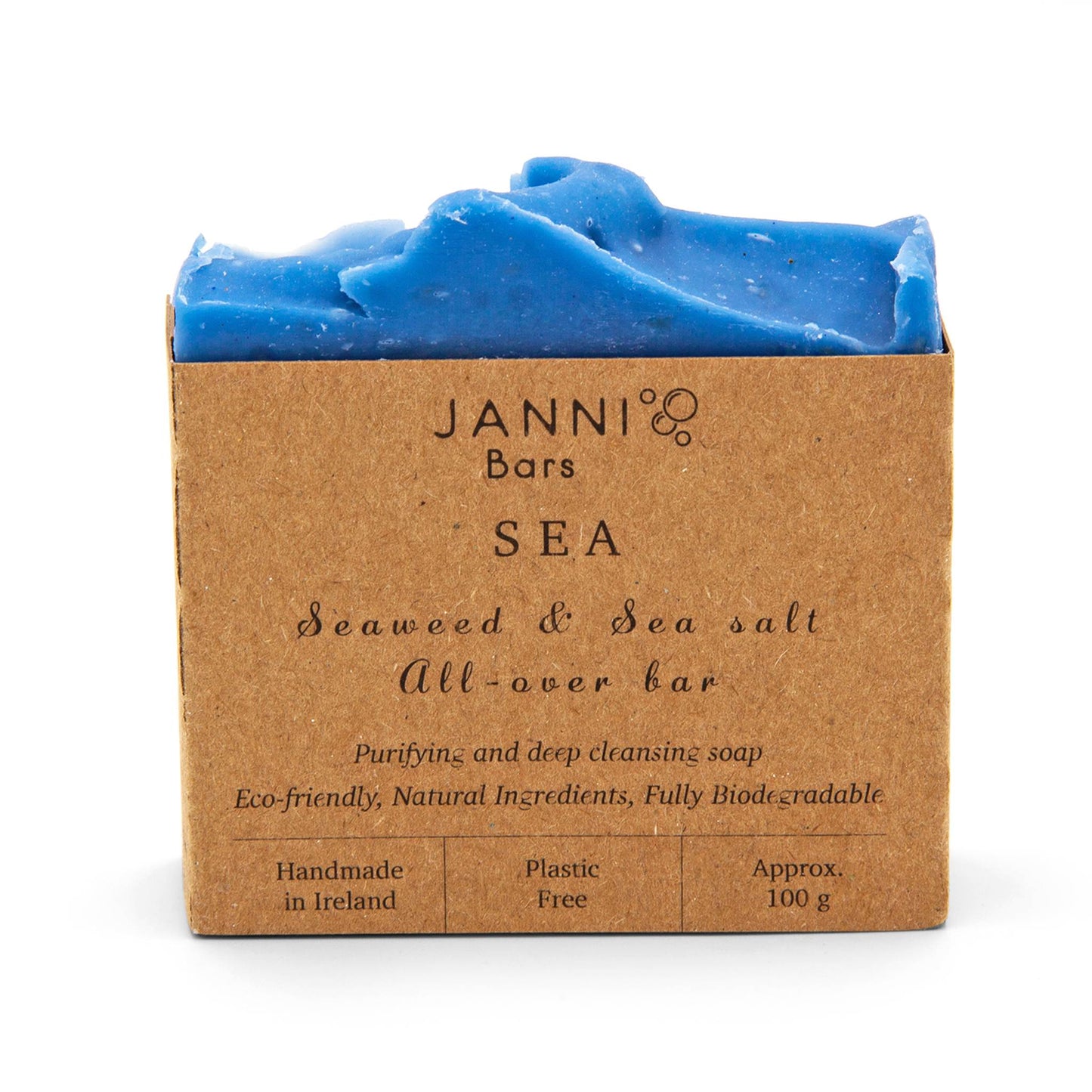 Janni Bars Soap Janni Bars Cold Pressed Soap - Sea- Seaweed & Mint