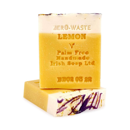 Load image into Gallery viewer, Palm Free Irish Soap Soap Palm Free Zero Waste Handmade Soap Bars - Lemon Freesia
