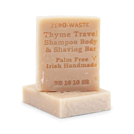 Palm Free Irish Soap Soap Palm Free Zero Waste Handmade Soap - Thyme Travel Shampoo, Shaving & Body Soap