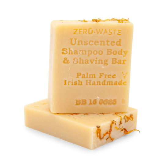 Load image into Gallery viewer, Palm Free Irish Soap Soap Palm Free Zero Waste Handmade Soap - Unscented Shampoo &amp;amp; Shaving Bar
