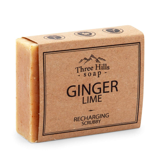 Ginger Lime Soap, Homemade Soap, Glycerin Soap 