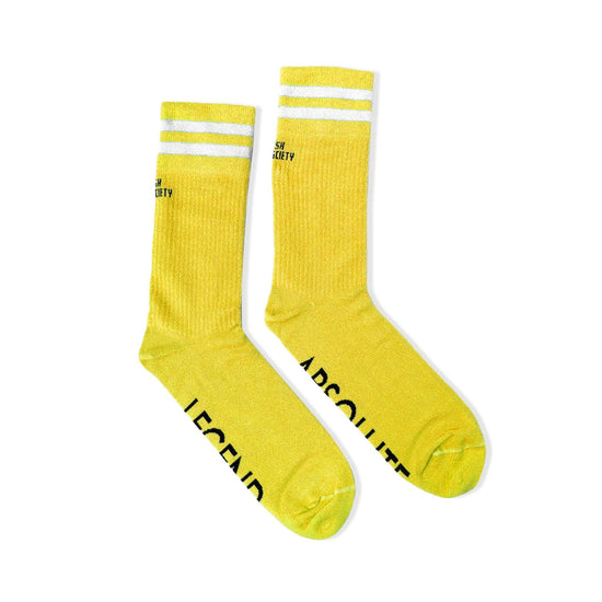 Irish Socksciety Socks Absolute Legend Socks Yellow - Irish Socksciety