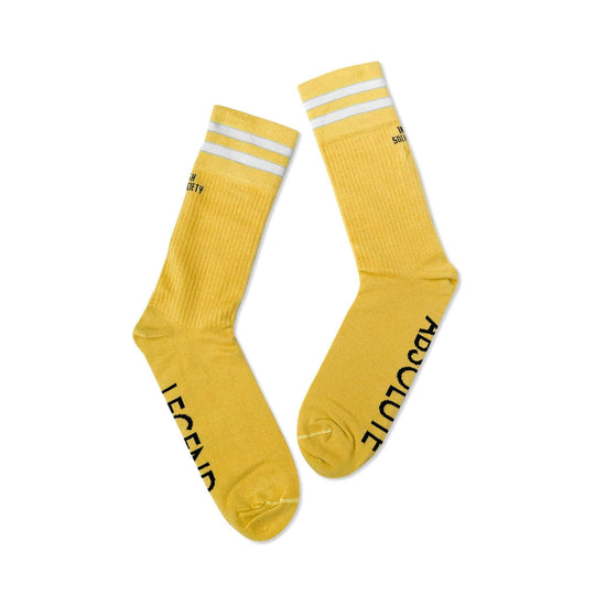 Irish Socksciety Socks Absolute Legend Socks Yellow - Irish Socksciety