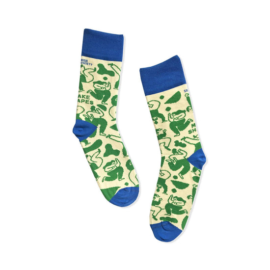 Irish Socksciety Socks Artist Edition - Fuchsia MacAree Socks Green - Irish Socksciety