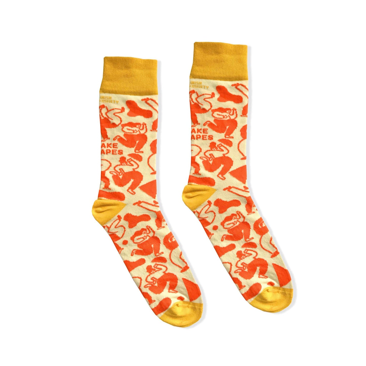 Irish Socksciety Socks Artist Edition - Fuchsia MacAree Socks Orange - Irish Socksciety