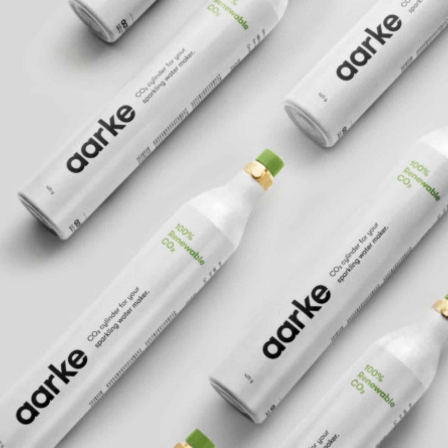 Aarke Soda Makers Aarke 100% Renewable CO2 Gas Cylinder - for Sparkling Water Carbonators