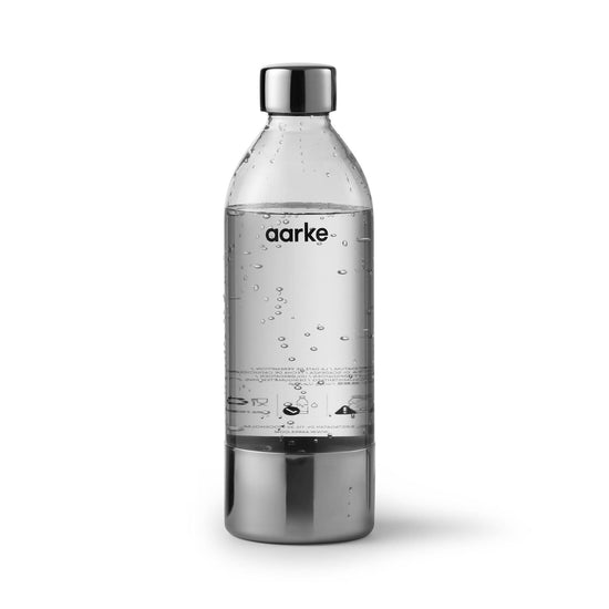 Aarke Soda Makers Aarke Carbonator PET Water Bottle - Polished Steel