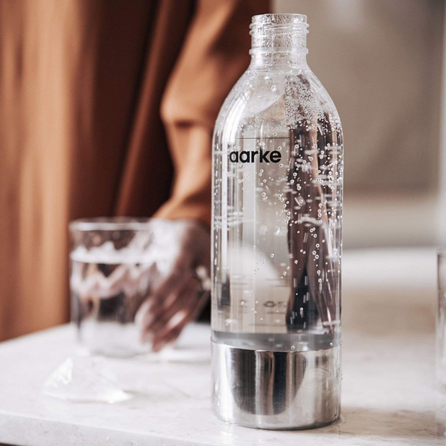 Aarke Soda Makers Aarke Carbonator Reusable PET & Stainless Steel Water Bottle
