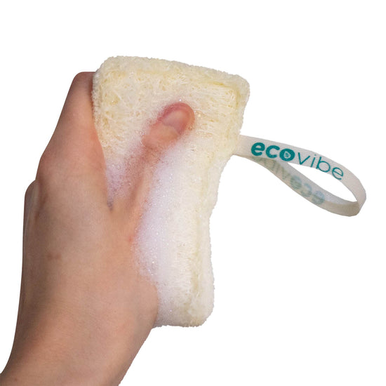 EcoVibe Sponges & Scouring Pads Washing Up Loofah - 2 Pack - EcoVibe