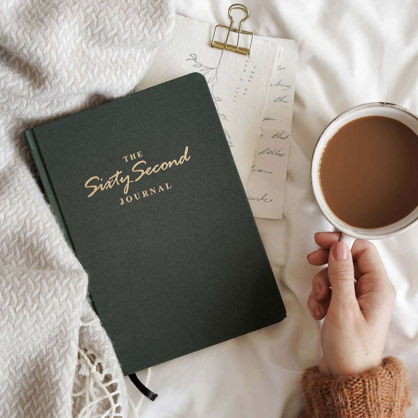 Printfinger Stationery The Sixty Second Journal - Gratitude & Wellness Journal