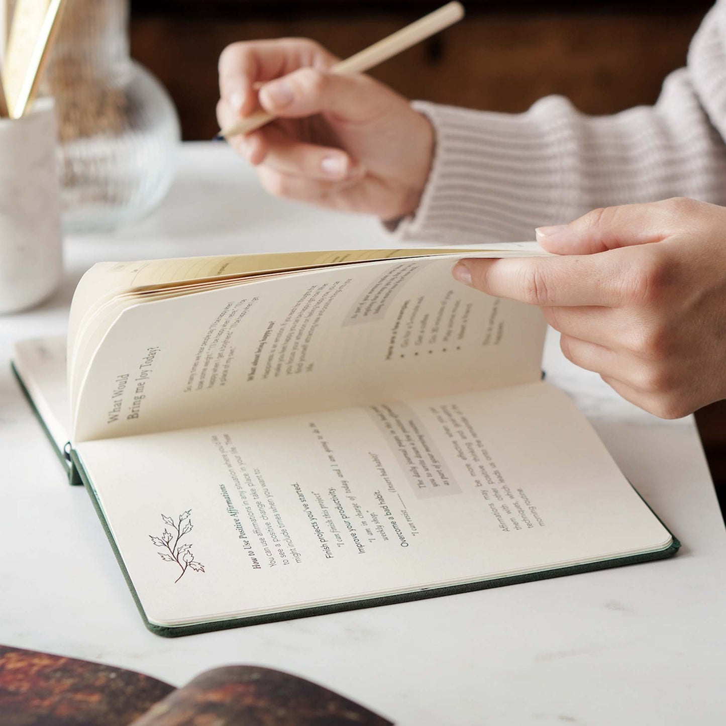 Printfinger Stationery The Sixty Second Journal - Gratitude & Wellness Journal