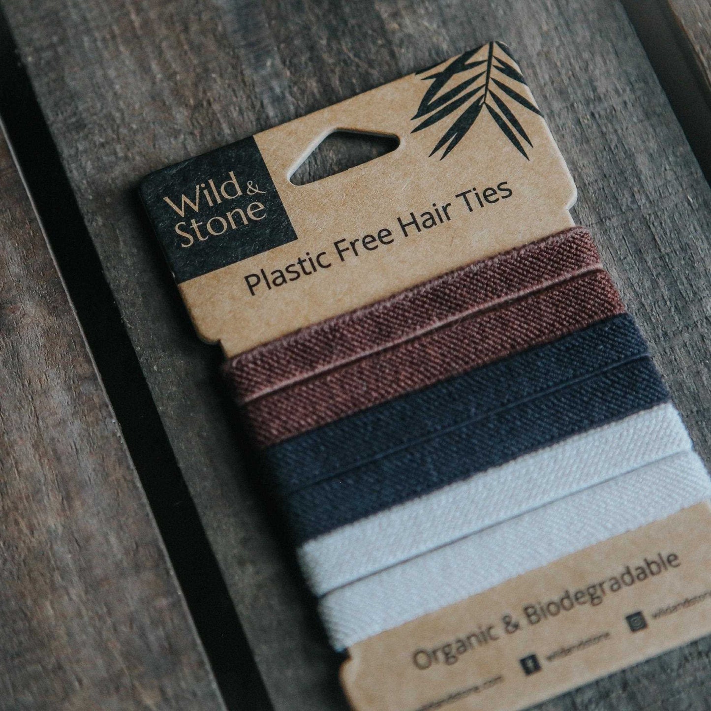 Wild & Stone Straws Plastic Free Hair Ties - Pack of 6 - Wild & Stone