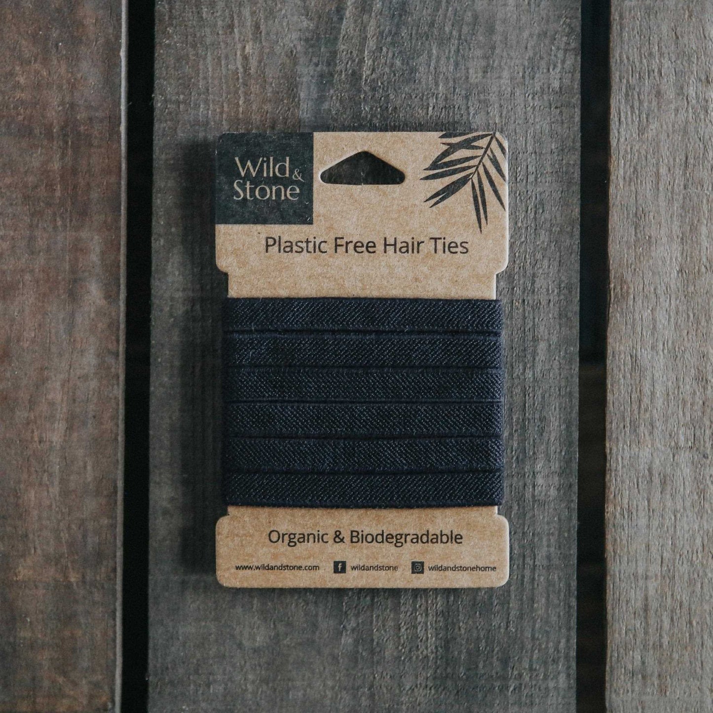 Wild & Stone Straws Plastic Free Hair Ties - Pack of 6 - Wild & Stone