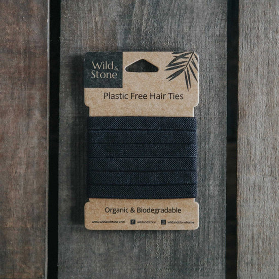 Wild & Stone Straws Plastic Free Hair Ties - Pack of 6 - Wild & Stone