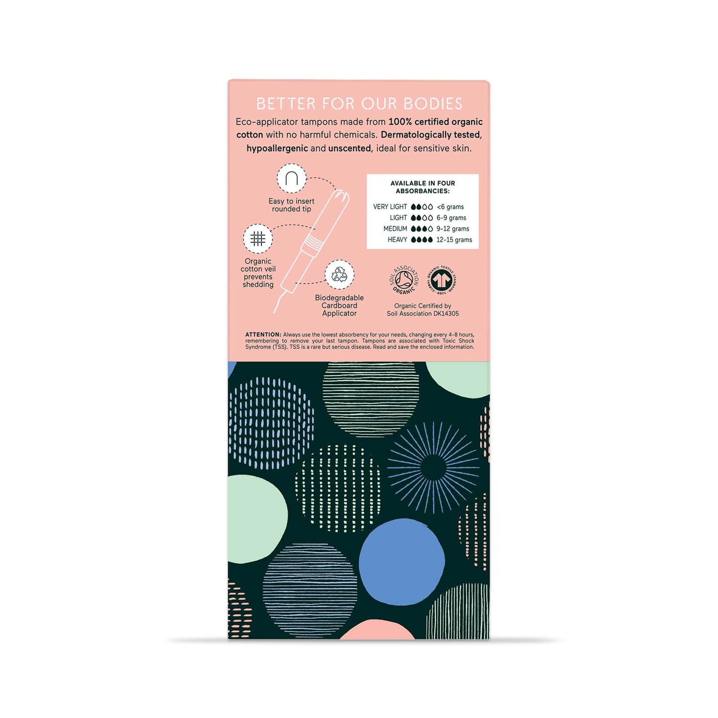 & SISTERS Tampons Eco-applicator Tampons - Plastic-Free and Organic Cotton - & SISTERS