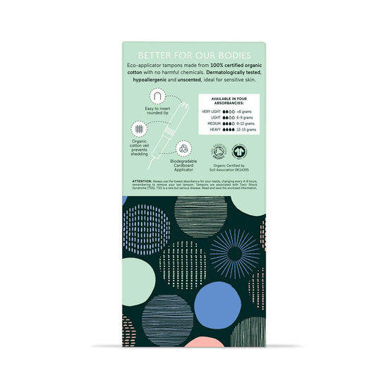& SISTERS Tampons Eco-applicator Tampons - Plastic-Free and Organic Cotton - & SISTERS