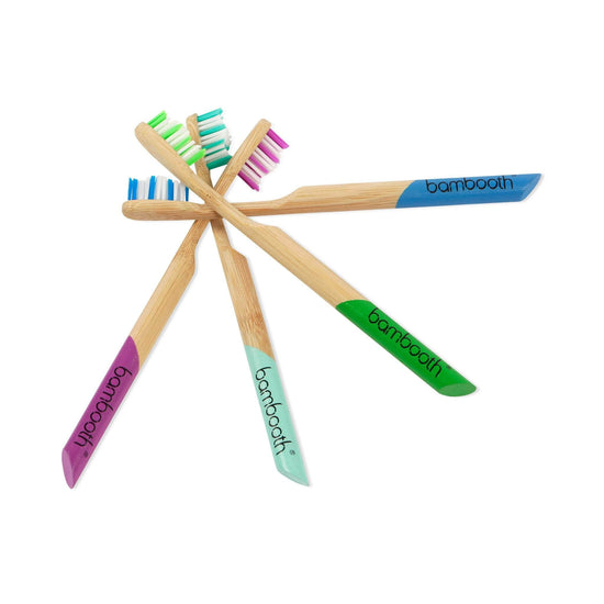 Bambooth Toothbrush Bamboo Toothbrush Adult Medium - Multipack