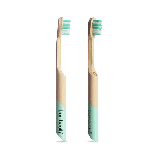 Bambooth Toothbrush Bamboo Toothbrush Kids Bambino - Aqua Marine