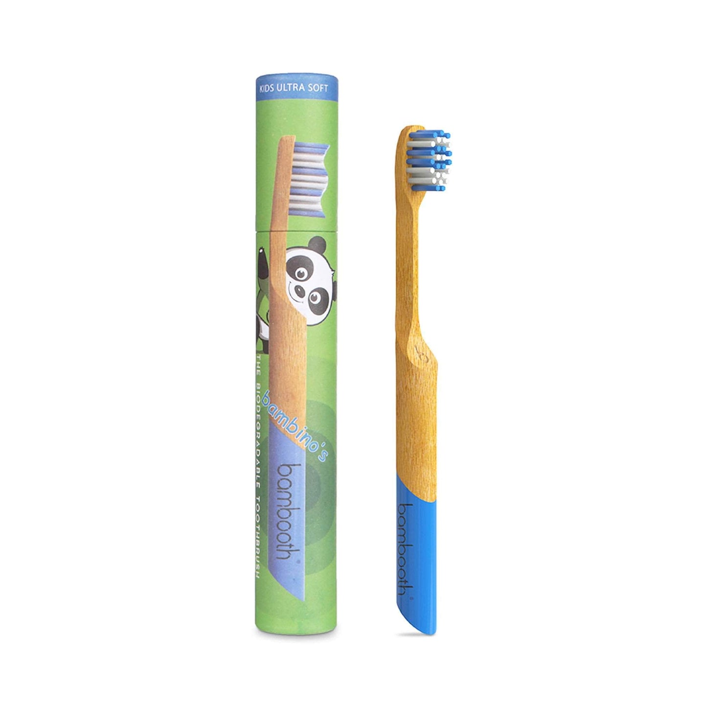 Bambooth Toothbrush Bamboo Toothbrush Kids Bambino - Sea Blue