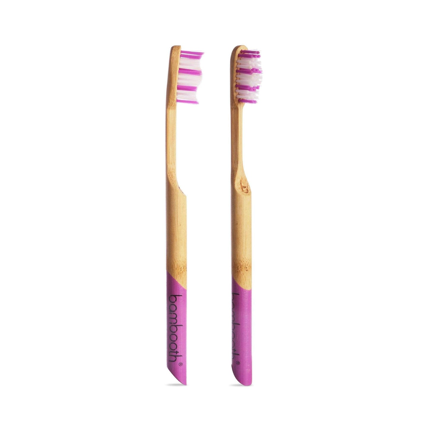 Load image into Gallery viewer, Bambooth Toothbrush Bamboo Toothbrush Medium - Coral Pink
