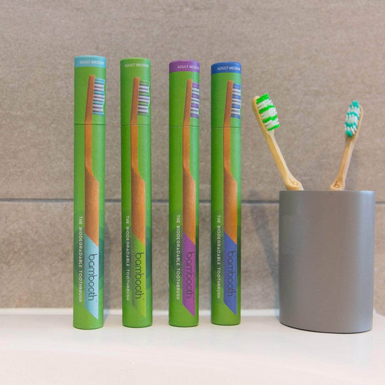 Bambooth Toothbrush Bamboo Toothbrush Medium - Sea Blue
