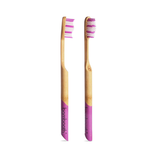 Load image into Gallery viewer, Bambooth Toothbrush Bamboo Toothbrush Soft - Coral Pink
