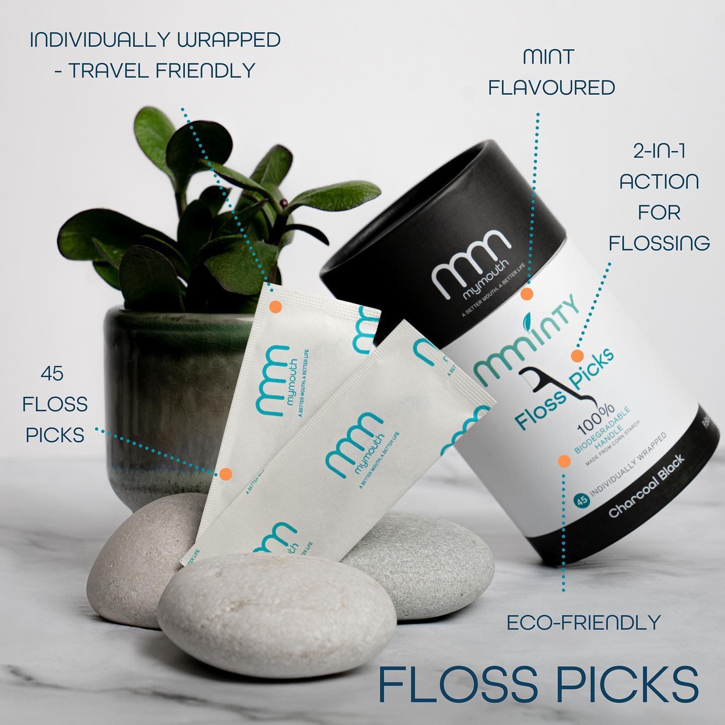 Hydrophil Toothbrushes Eco-Friendly Flosspicks - MyMouth
