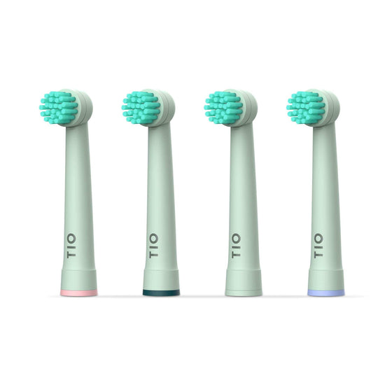 Tio Toothbrushes TIOMATIK Plant based replacement heads compatible with BRAUN Oral-B® electric toothbrushes